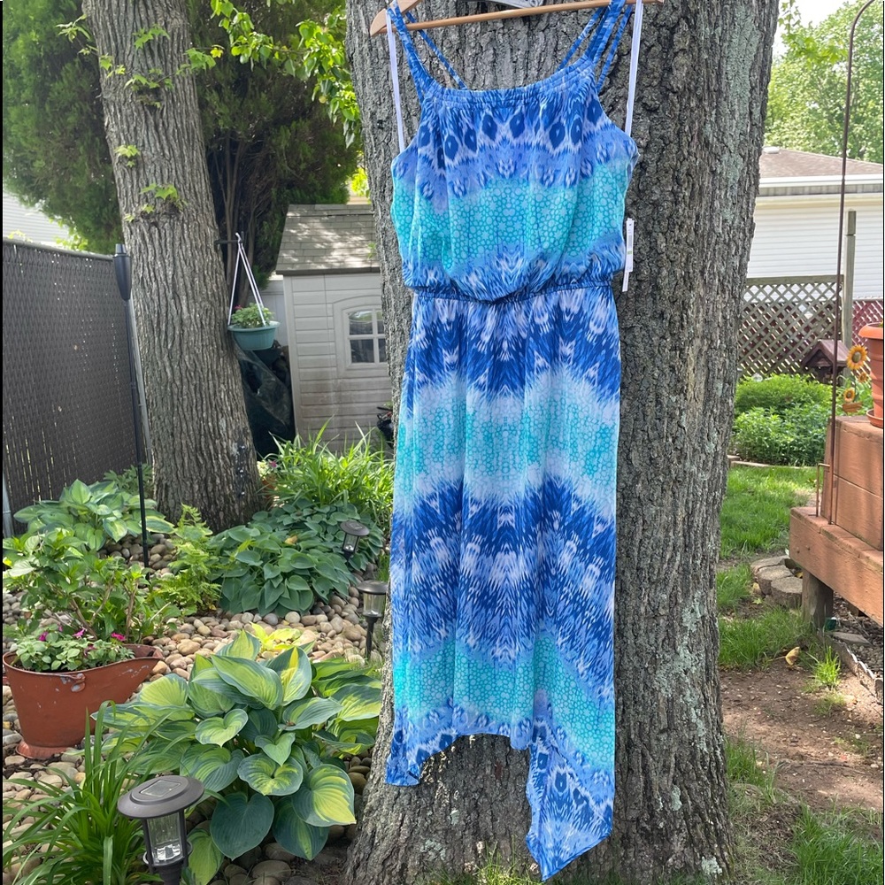 NWT Coastal Chic Vibes Emma and Michele Maxi Dress Size Large